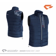 Badger Contin Vest | Contin Badger Motorcycle Vest - Navy