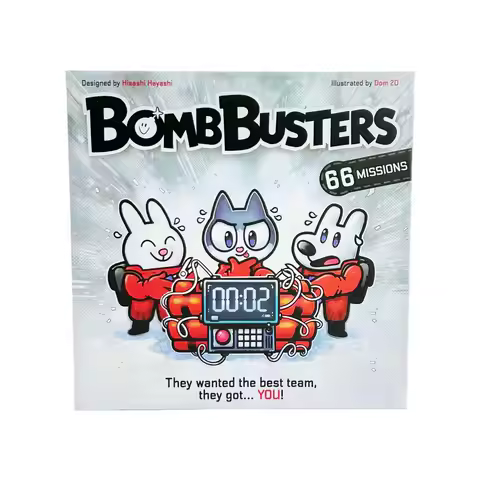 2025 Board Game Winner - Bomb Busters English Cooperative Board Games Simplified Collaborative Reaso