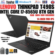 Lenovo ThinkPad  T460S - T470S.-  T490S Core i5-8265U (6TH Gen TO 8TH GEN) 512GB SSD, Wi-Fi, Bluetoo