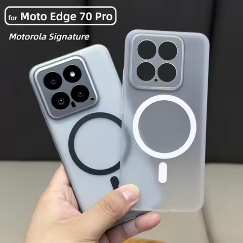 Luxury Ice Fog Translucent Slim Case For Motorola Signature Moto Edge 70 Pro Fusion Plus 60 Pro G87