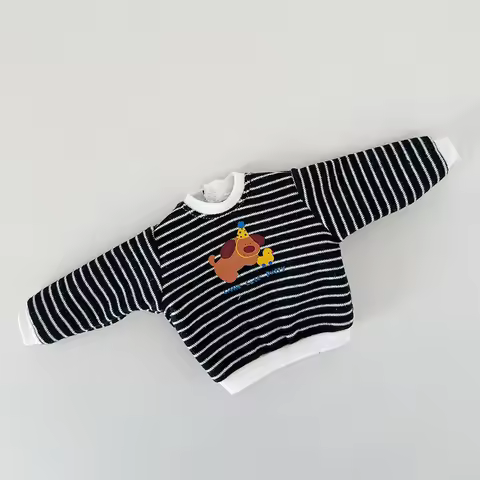 New Arrival Blyth Clothes Fashion Striped Sweater Outfit for Blythe OB24 Azone Licca Pullip 1/6 Doll