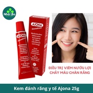 Kem đánh răng Ajona Đức (25ml) làm sạch cao răng ngừa viêm nướu hôi miệng cho mọi lứa tuổi