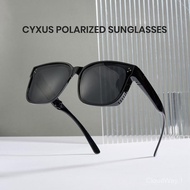 【NEW】Cyxus Foldable Slip-on Polarized Sunglasses For Eyeglasses Fit Over Unisex Oversized Frame HD P