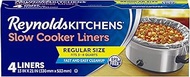 Reynolds Kitchens Slow Cooker Liners, Regular (Fits 3-8 Quarts), 4 Count