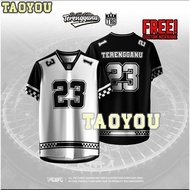 Terengganu Jersey 2024 Nfl Jersey Black White NFL TERENGGANU JERSEY LIMITED EDITION TY1