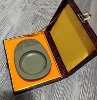 Songkeng Original Stone Green Duanshan Inkstone with Cover Multi-Function Ink Pool Ink Sea Special S