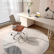 [48H Shipping]round Carpet Bedroom Computer Chair Floor Mat Living Room Sofa Swivel Chair Floor Mat Home Study Rocking Chair Floor Mat J0CI