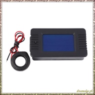 [S D K G] Newest AC 6In1 220V 100A Single Phase Digital Panel Amp Volt Current Meter Watt Kwh Power 