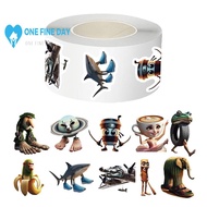 Italian Brainrot Tung Tung Tung Sahur Roll Funny Cartoon Roll Material Diy Stickers W9e5