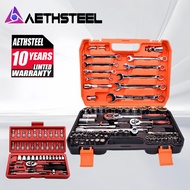 82PCS / 46PCS Socket Wrench & Ratchet Spanner Tool Set with Box – Spark Plug & Repair Kit for Home a