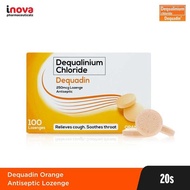 Antiseptic Dequadin Orange Lozenge 250 mcg 20's COD quality goods