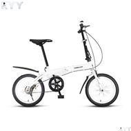 Second Fold RLY Shimano Gear Bicycle 14 Inch 7 Speed Foldable Adult Outdoor City Road Folding Bike a