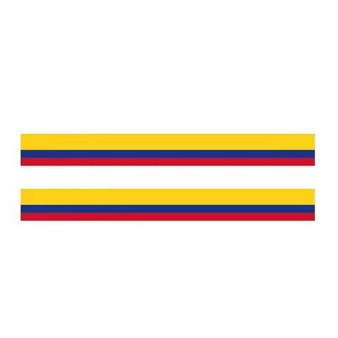 Car Accessories Colombia Flag Decal Helmet Car Sticker