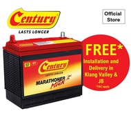 Century Car Battery NS60L / 55B24L Marathoner Max + Klang Valley / Johor Bahru Delivery + Installati