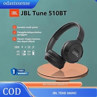 JBL Official Store 100% Original JBL Tune 510BT Wireless On-Ear Headphones with Pure Bass Sound Blue