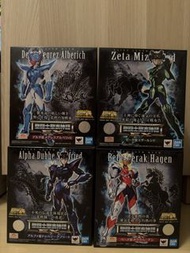 行版港版全新 聖衣神話EX 北歐篇神鬥士 天樞星雙頭龍捷古弗烈 開陽星黑虎希度 天權星紫水晶阿爾貝利希 天旋星八腳馬哈根