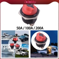 [Lohobby] Battery Isolator Switch 12V-32V Heavy Duty Waterproof Battery Master Disconnect