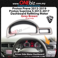 Proton Preve 2012-2019 / Proton Suprima S 2013-2017 Dashboard Refitting Meter Grey Brown CG-APC-PT068