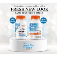 Doctor's Best, High Absorption Iron With Ferrochel, 27mg, 120 Tablets
