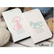 Trojan Bear Polka Dot Leather Case For Iphone 7 Plus Iphone7 Plus Iphone7plus