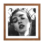 Square hardwood picture frame 12x12 cm collection photo frame desktop display & wall mount modern de