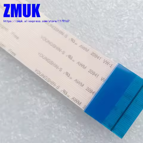 6-34Pins Forward Type FFC YOUNGSHIN-S AWM 20941 VW-1 90V 105C Flexible Flat Cable