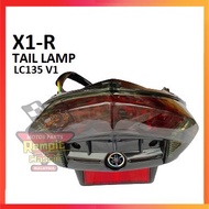 REMPIT X1-R / LC135 V1 Smoke Tail Lamp Complete Set Rear Light Assy LAMPU BELAKANG FULL SET SIAP MEN
