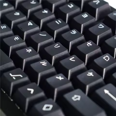GMK WOB JP Katakana Keycaps Dye Sub PBT Ergonomic Design Cherry Profile Keycaps for 64/104/108 Mx Sw