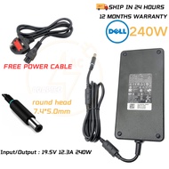 Dell 240W Laptop Charger Charger 7.4*5.0mm DELL Alienware M15 R1 R2 R3 M17 R1 R2 R3 R4 R5 M11X R2 R3