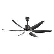 54/66 inch 6 blades big size ceiling fan with light DC motor