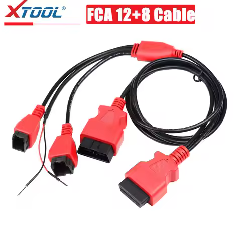 XTOOL FCA 12+8 Connector Cable Adapter for Chrysler Compatible with X100Pad3 A80Pro A80Pro Master EZ