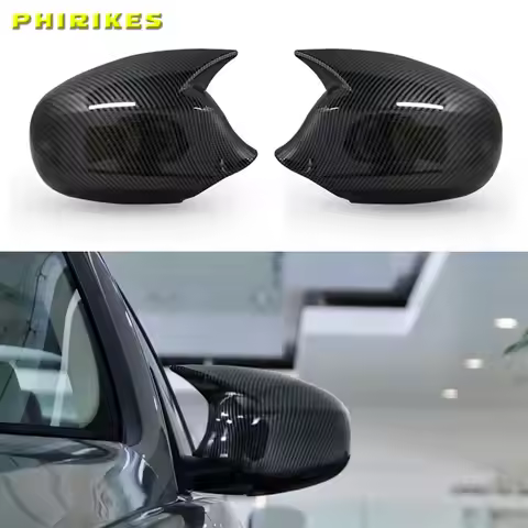 1pair For BMW E87 E81 E82 E90 E91 E92 E93 120i 128i 118d 120d 130i Rear View Side Case Trim M Style 