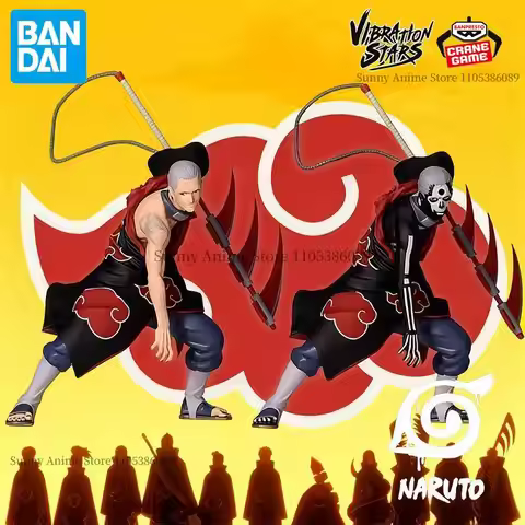 Bandai Original Naruto VIBRATION STARS Naruto Hidan Action Figures Anime Figuras Toys Juguetes Carto