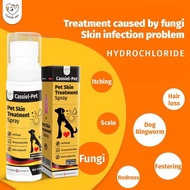 Cassiel Pet-Pet Skin Sprays for Dogs & Cats - Nature Soothing Spray for Clean and Soft Skin, Reduces