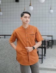 Hmd-Store Baju Koko Pria Style Muslim Pria Baju Koko Dewasa Terbaru 2023 J9722