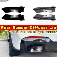 For BMW X3 G01 LCI M Sport Body Kit Rear Bumper Splitter Lip Apron for BMW X3 G01 LCI M Sport 2022+ 
