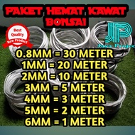 Aluminum wire economy package 0.8mm to 6mm bonsa wire craft wire