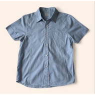 BESTBUY Japan clothing brand/short sleeve shirt Blue