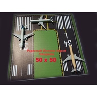 Garuda Diecast Dual Runway Airport Mat