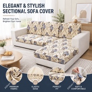Sarung sofa elastik, set sarung kusyen sofa, set sofa modular, sarung kusyen sofa NUTV