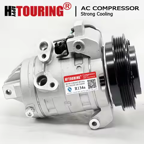 A/C AC Compressor for Ford Mustang 2011 2012 2013 2014 V6 3.7L BR3Z19703A BR3Z-19703-A BR3319D629AE 