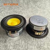 SOTAMIA 2pcs 3 Inch Mid Bass Speaker 4 Ohm 15W Power Loudspeaker Hifi Music Home Audio DIY Bluetooth