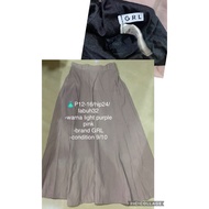 skirt kembang denim skirt midi GRL lovito skirt white skirt midi