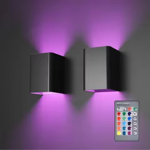 Bedlight Wall Lamps Bedroom Lighting Fixture RGB Corridor Background Wall LED Light
