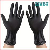 EIVBT 20/100pcs Disposable Black Nitrile Gloves For Household Cleaning Work Safety Tools Gardening Gloves Kitchen Cooking Tools Tatto ASXCB