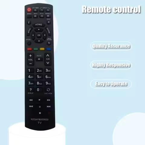 N2QAYB000830 Replacement Remote for Panasonic LED TV TX-32AS500B TX-32AS520B TX-32AS520Y TX-32AS600E