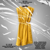 KOREAN DRESS/IMPORT DRESS/MUSTARD DRESS/YELLOW DRESS/KOREAN LOOK/KOREAN STYLE/BKB DRESS/VINTAGE DRES