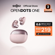SHOKZ OpenDots ONE E310 | Titanium Ring Ear Clip, Open-Ear Bluetooth Earbuds [2-Year Warranty]