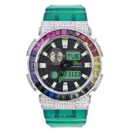 Casio GAX-100MSA-3A G-Shock 改裝手錶- # Silver rainbow Fixed Size