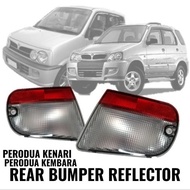 Perodua Kenari Kembara DVVT 1999 2003 Year Rear Bumper Reflector Lamp Light Lampu Belakang Brake